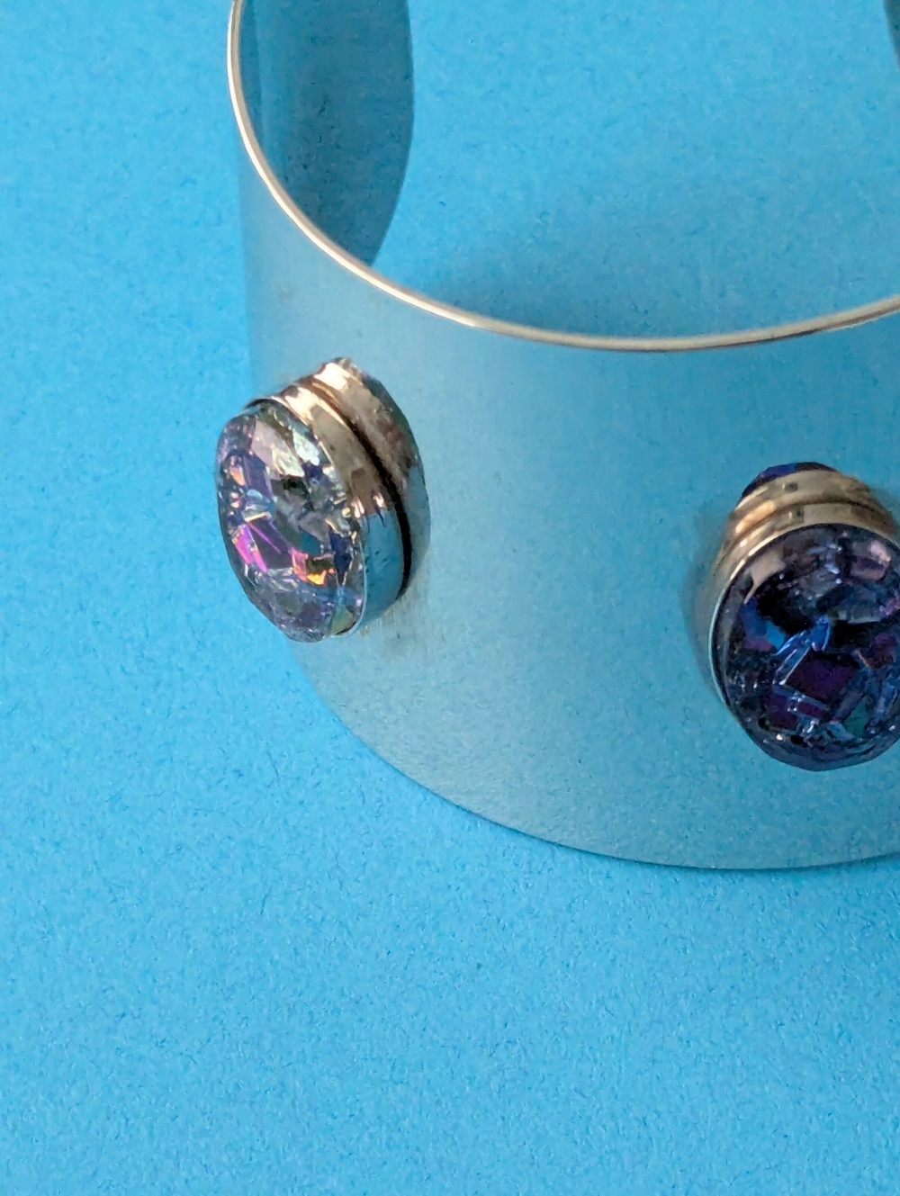 Vintage 70s Signed Sarah Coventry "Cleopatra" Bracelet Earrings & Ring! - Picture 6 of 8
